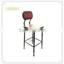 modern appearance metal dining chair high bar chair