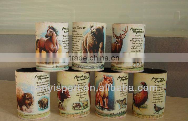 Promotional neoprene can cooler /Stubby holder