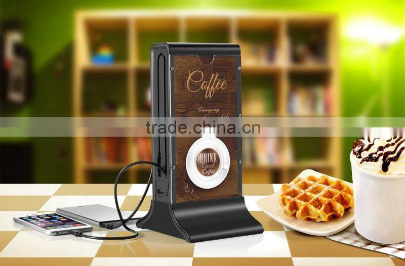New desigh cafe shop office home mobile phone charger