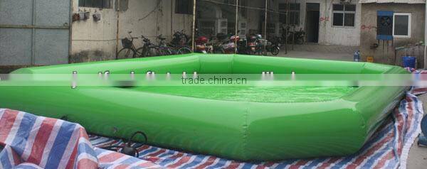 green water ball pool inflatable zorb pool