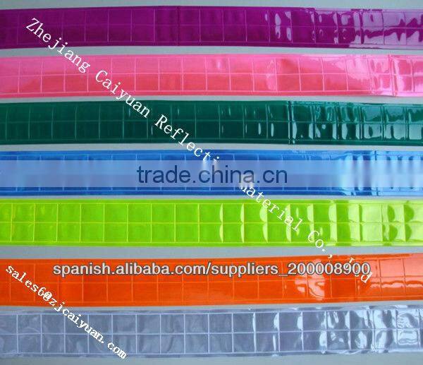 CY PVC Ribbon Tape High Visibility Safety Reflective Tape Sew-on Garment