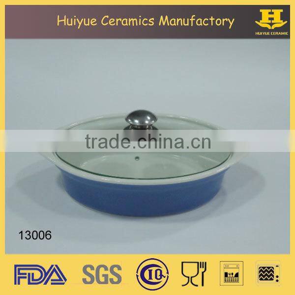 porcelain rectangular casserole with ears