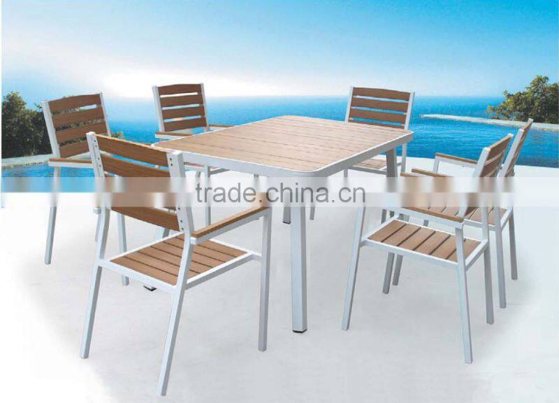 cheap outdoor dinning table set with chairs