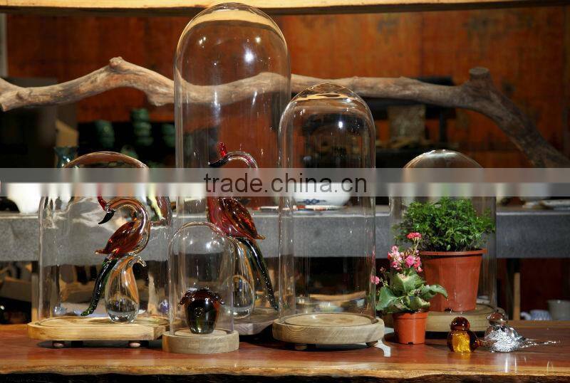 FISH HAND BLOWN GLASS ART GOLD FIGURINE FISH COLLECTION/DECOR