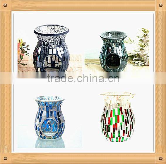mosaic glass candle warmer glass fragrance oil burner unique oil burners