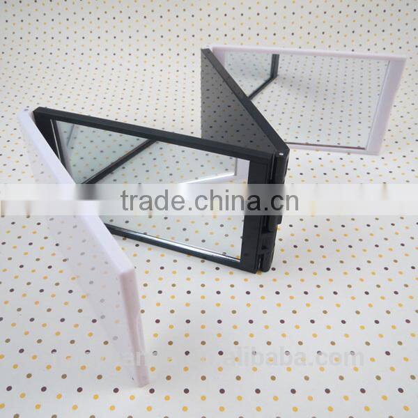 compact mirror beauty mirror / free standing mirror / hair salon mirror station / cosmetic compact 4 panel mirror