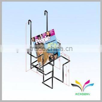 Office desk made in china counter file wire hanging metal magazine rack