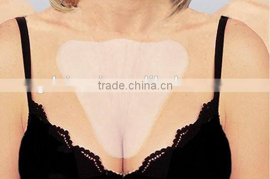 Decollette and Collette (Neck) Pad for Reducing, Eliminating and Preventing Chest Wrinkles and Neck Wrinkles
