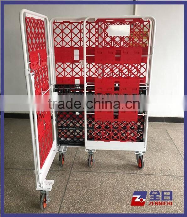 Supermarket roll cages , roll containers , roll trolleys for transporting