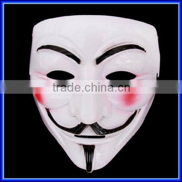Hot anonymous resin V for vendetta mask for adult costume cosplay, odor eliminating masquerade masks halloween party masks