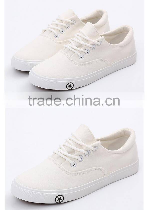 Latest design 2016 new fashion wholesale unisex canvas shoes factory