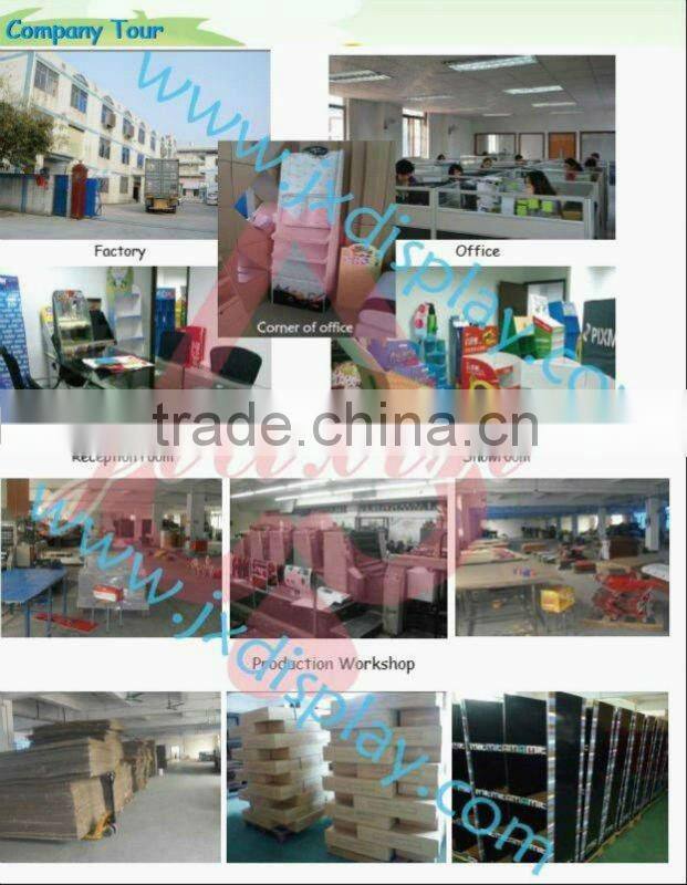 Four sides revolvable glasses cardboard display standee/cheap glasses paper trade