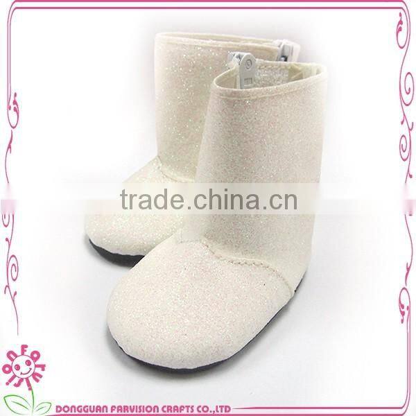 18'' doll boots PU shinning material doll shoes wholesale 18 inch