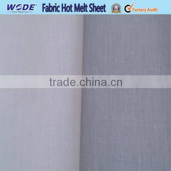 2015 Nonwoven Fabric Hot Melt Sheet for shoes toe puff,Pingpong Fabric Hot melt Glue Sheet