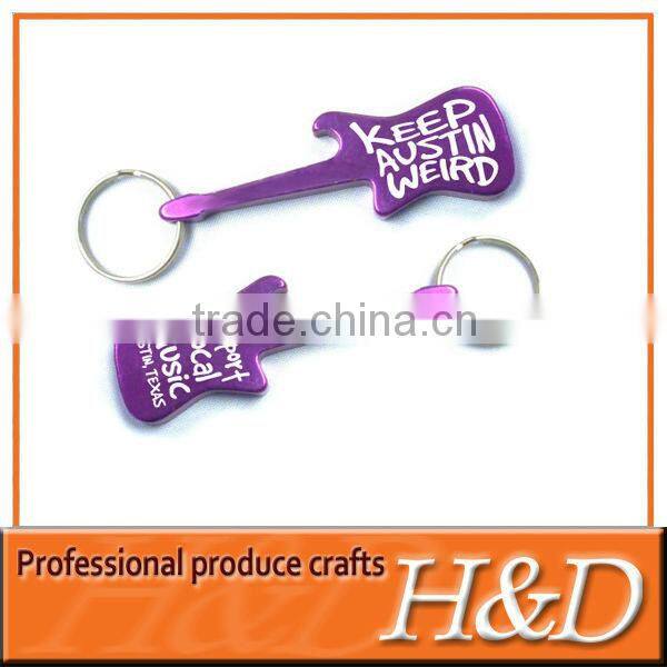 Various color high quality Zinc-alloy guitar beer bottle opener