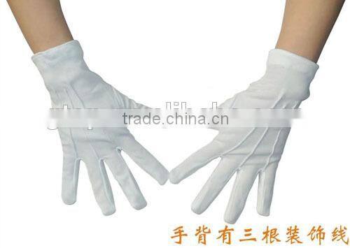 white nylon glove 007