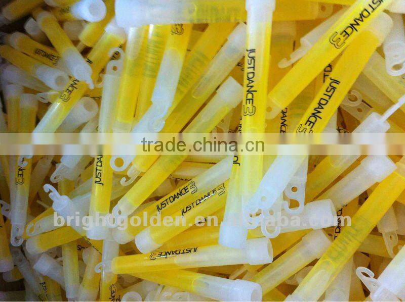 Colorful 6 inches glow in the dark stick china factory