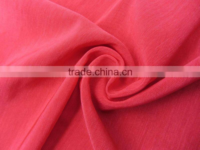 N40420 nylon shiny mesh 180gsm red color elastic lycra fabric
