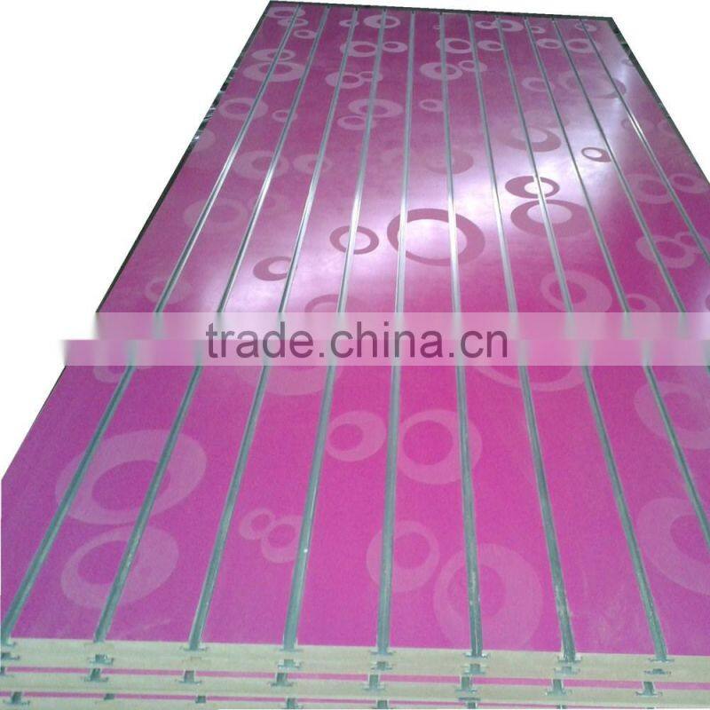 melamine mdf slatwall
