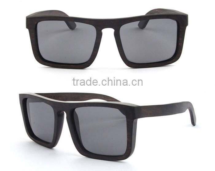 2016 colored glasses lenses wood polarized sunglasses