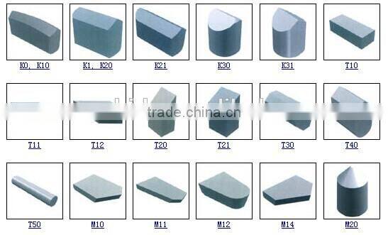 tungsten carbide teeth brazed on drill bit for drilling tools