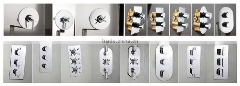 2 handles concealed bath shower mixer