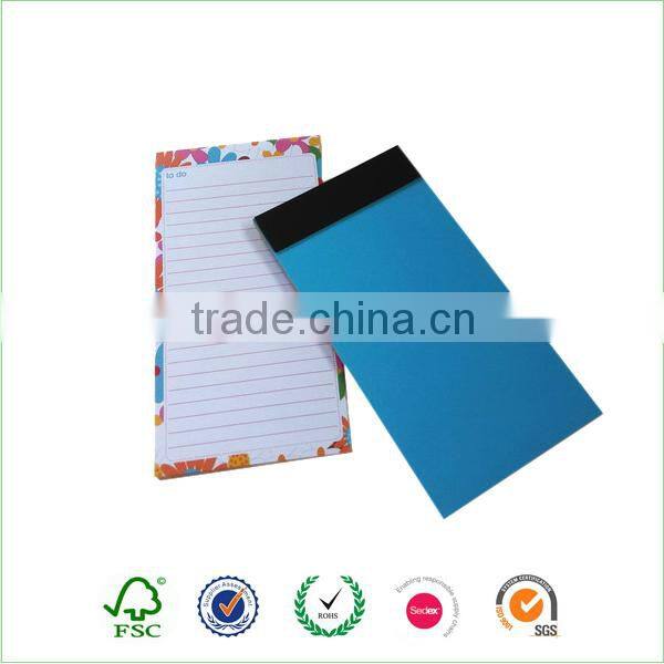 Printing color fridge magnet note pad