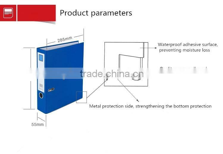 Comix A208 F / C file folders 3 inches half Plastic packets lever arch file