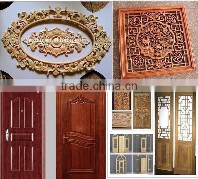 3/4 head pneumatic tool-change CNC Router for cabinet door cutting engraving 1325