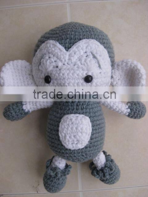 Cute handmade crochet monkey toys for baby kids and children