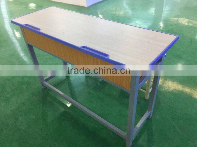 double school desk adjustable school desk and chair modern school furniture HXZY057