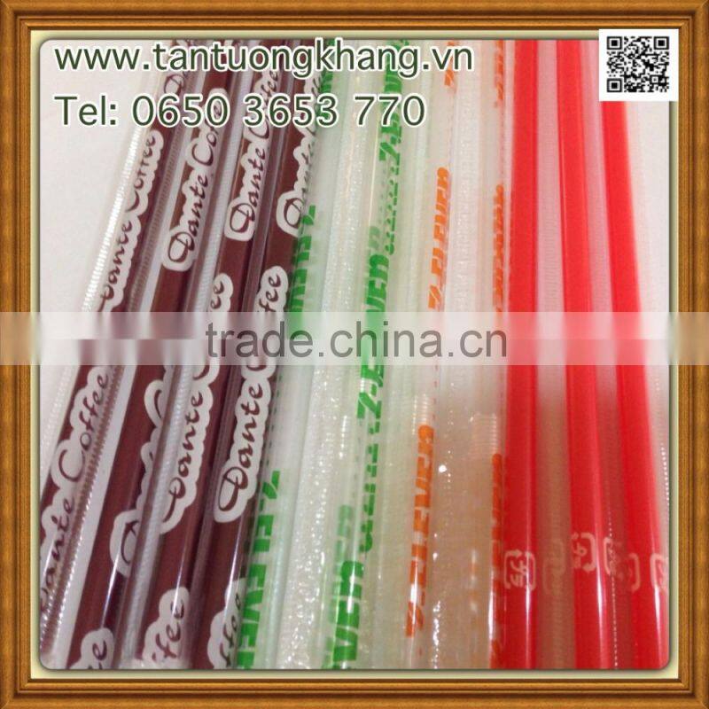 SEDEX, WCA INTERTEK Audited Coffee/Soft Drink/Ice Cream Drinking Straw, Packaging Upon Customer's Request