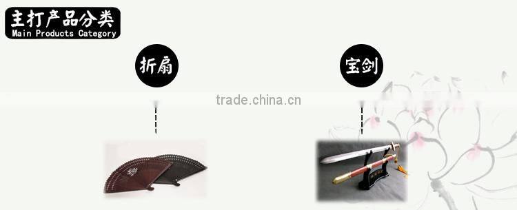 Qin Jian paint by hand hundred-beaten steel sheath is not open edge