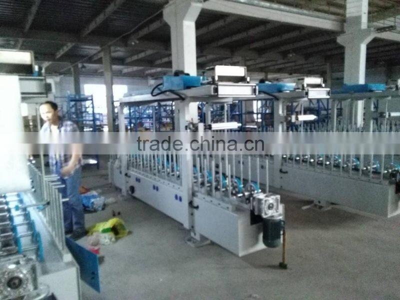 SKR machinery automatic coating machine for PVC/PE/PP WPC board profile pipe wrapping
