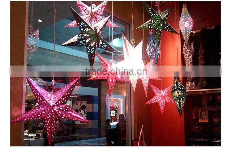 Star shape paper angle ornament for Christmas decoration