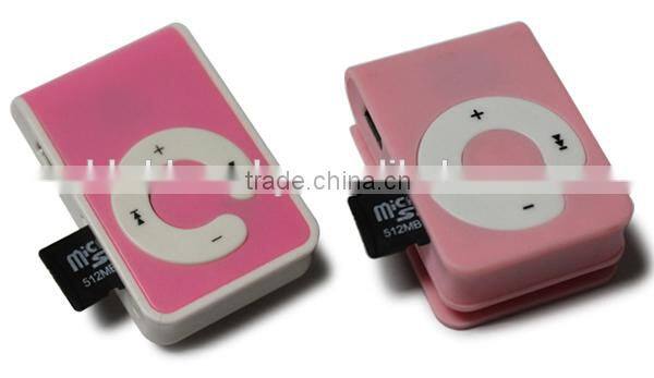 Card Reader Mini Clip MP3 Player, Portable MP3 Player