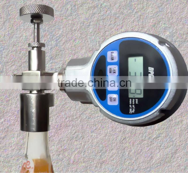 Vacuum tester for filled Bottle