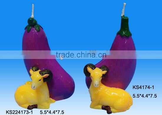 2015 new year Symbol decoration Chinese Zodiac sheep candle