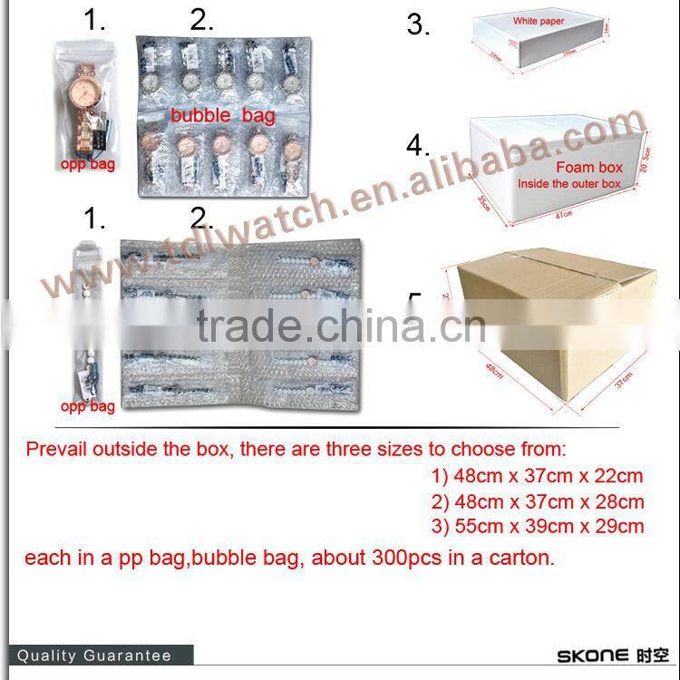 Chinese wholesale skone leather watch men waterproof