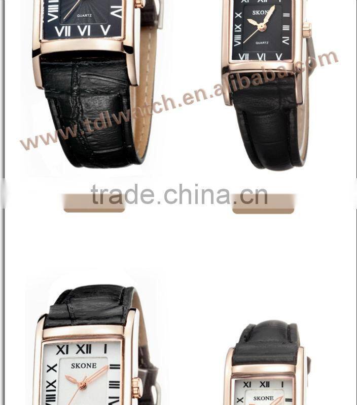 Top Brand SKONE Design Leather Strap Roles Watches Men
