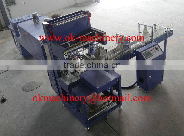 OK312 pet bottle wrapping machine/shrink packing machine