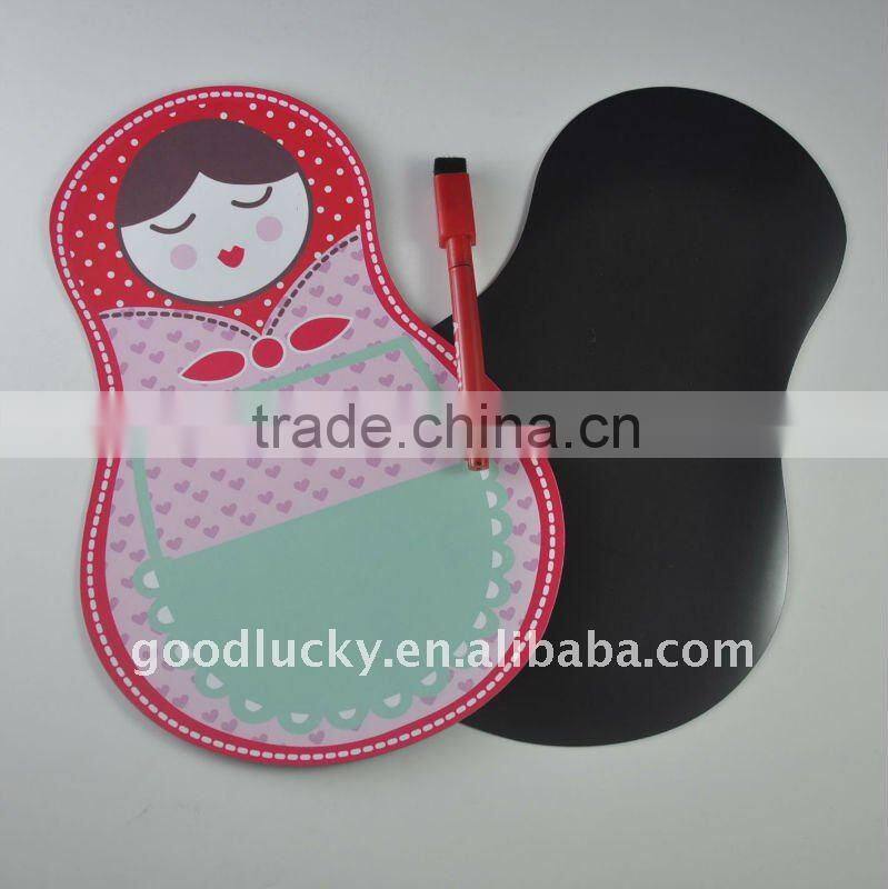 Calabash fashional gift cardboard white board