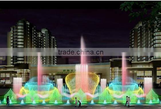 Installed outdoor or indoor digital water printer curtain writing water screen