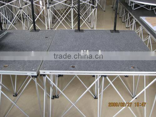 Collapsible stage/portable/movable/riser stage/indoor stage