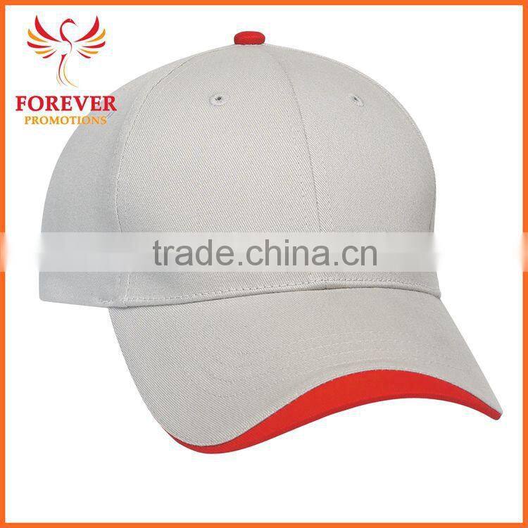 2016 Wave Sandwich Baseball Cap Custom Logo Design Cotton Black White Baseball Cap And Hat
