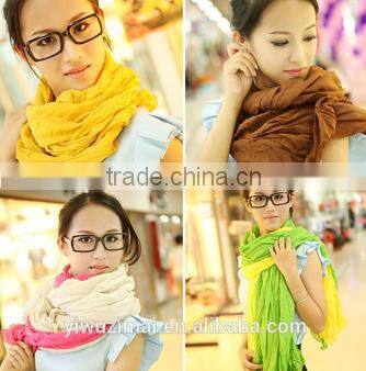 Fashion Women Lady Chiffon Soft Scarves Long Wraps Shawl Beach Scarf New Style
