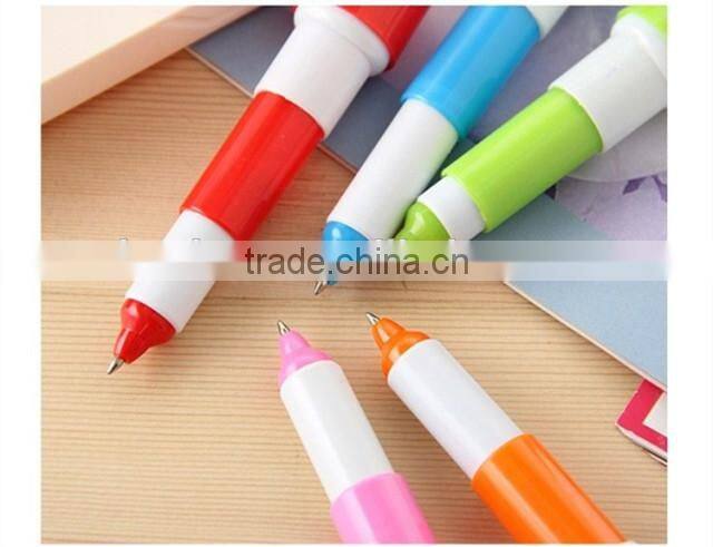 Cheap wholesale plastic pen pill shaped pen for hospital business gifts
