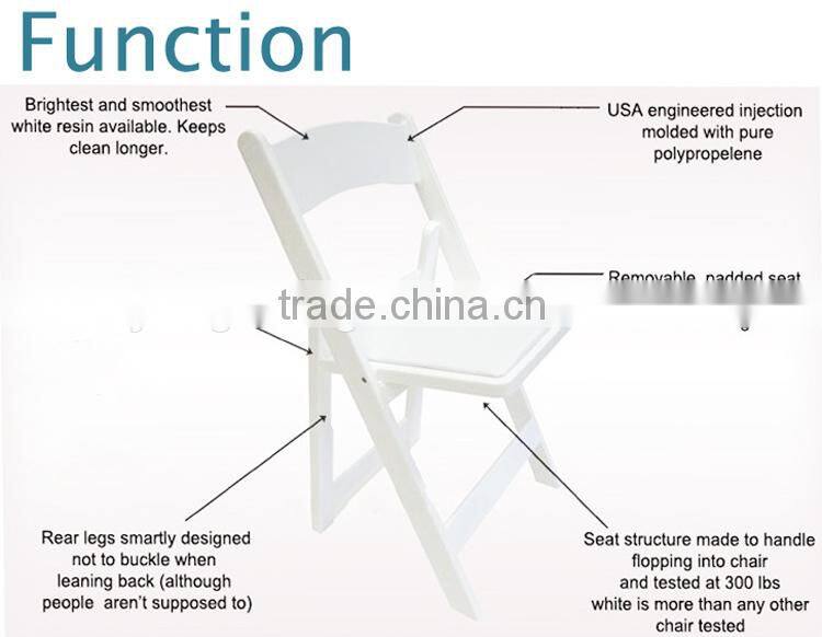 Folding Chair Furniture In White JC-H101