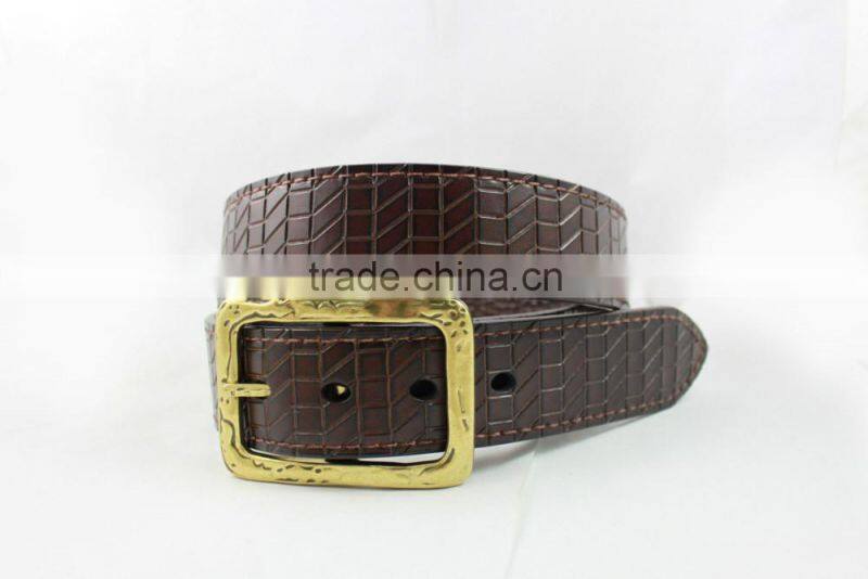 Ever Classic Men's Geniune Leather Belt Veg Tanned Full Grain Leather Belt Waist Belt
