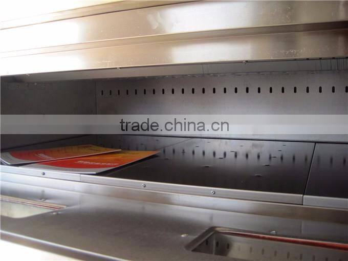 Single deck three trays Professional Gas bread bakery Oven baking equipment